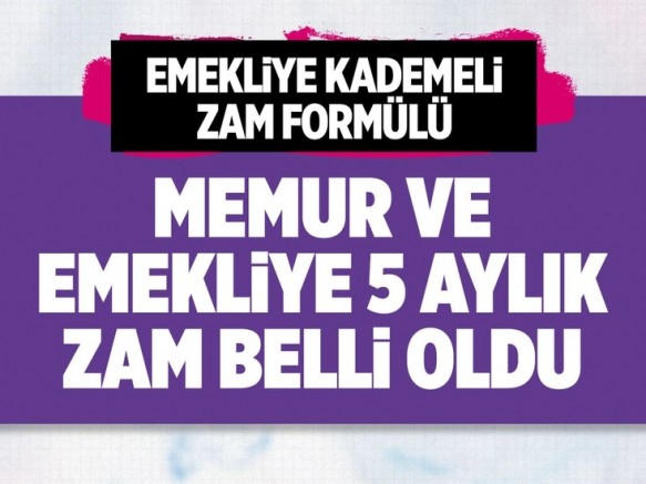 Enflasyon açıklandı memur ve emekli ne kadar enflasyon farkı alacak?