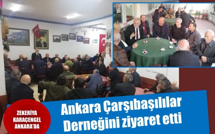 Karaçengel Ankara’daki Çarşıbaşılılarla buluştu