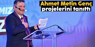 Ahmet Metin Genç projelerini tanıttı