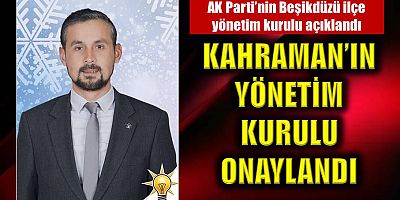 AK Parti’nin Beşikdüzü ilçe yönetim kurulu açıklandı