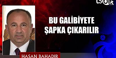 Hasan Bahadır'ın maç yazısı...