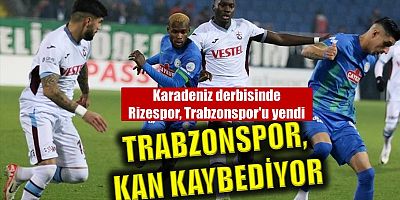 Karadeniz derbisinde Rizespor, Trabzonspor'u yendi