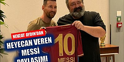 Nevzat Aydın Messi'ye Trabzonspor Forması Hediye Etti!