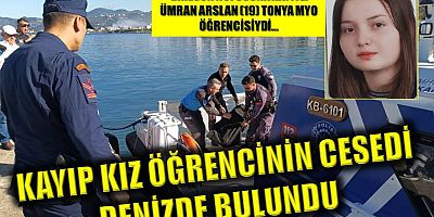 Trabzon'da genç kız cesedi bulundu
