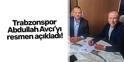 Trabzonspor Abdullah Avcı'yı resmen açıkladı!