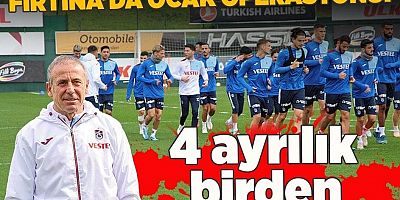 Trabzonspor'da ocak operasyonu! 4 ayrılık...