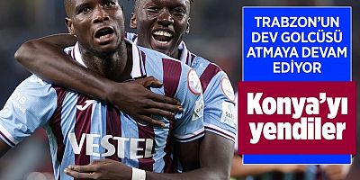 Trabzonspor evinde Konyaspor'u mağlup etti