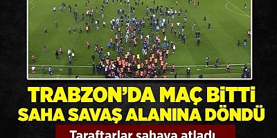 Trabzonspor - Fenerbahçe maçı bitti, ortalık karıştı!