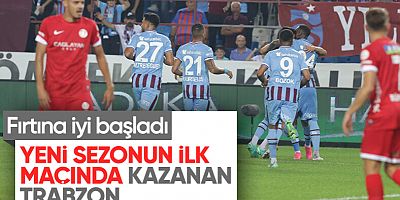 Trabzonspor Yeni Sezonun İlk Maçında Antalyaspor'u Tek Golle Geçti!