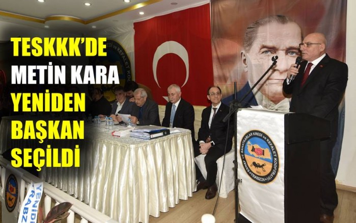 Trabzon Kredi ve Kefalet Kooperatifi’nde Metin Kara Yeniden Başkanlığa Seçildi