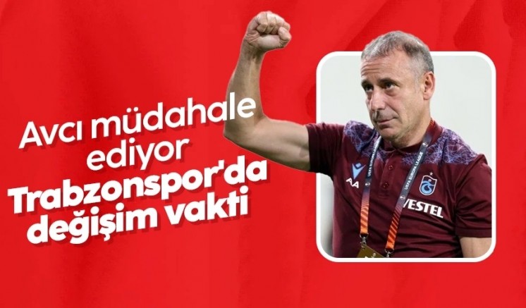 Trabzonspor'da değişim vakti: Avcı müdahale ediyor