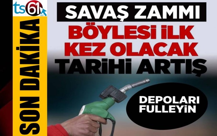 Akaryakıta savaş zammı! Böylesi ilk kez olacak