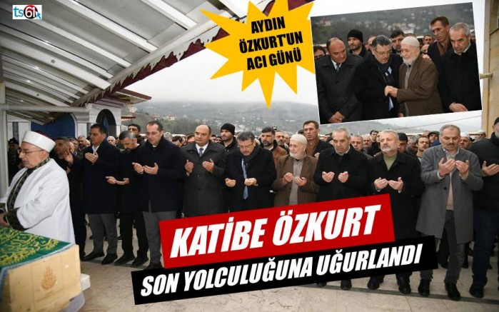 Aydın Özkurt annesini son yolculuğuna uğurladı