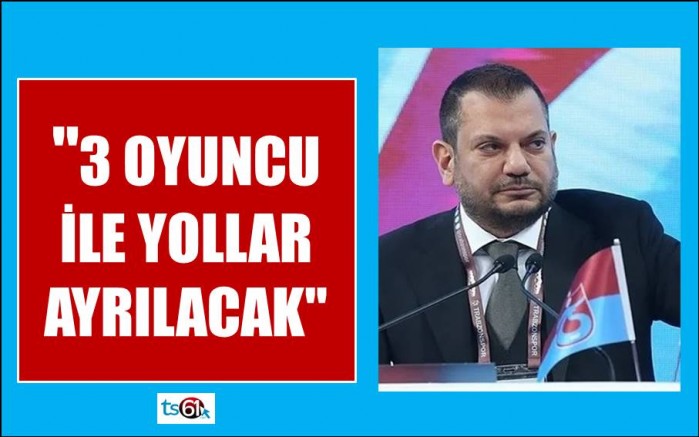 Başkan Doğan’dan transfer açıklaması! Ayrılıklar ve santrafor mesajı