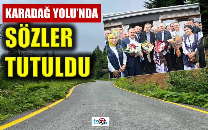 Karadağ'da sözler tutuldu, yüzler güldü