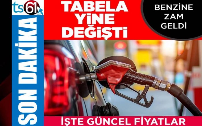 Benzine zam geldi!