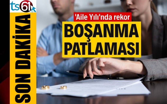 Boşanma sayısında rekor