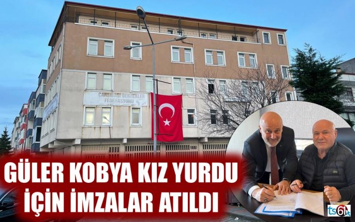 Çarşıbaşı Güler Kobya Kız Yurdu için imzalar atıldı