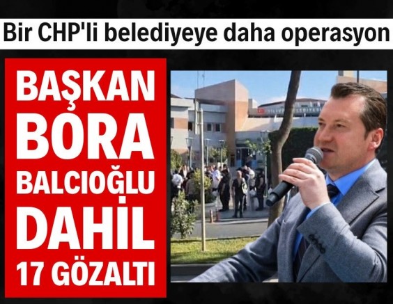 CHP'li belediyeye operasyon!