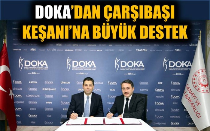 DOKA’dan keşan dokumalarına büyük destek