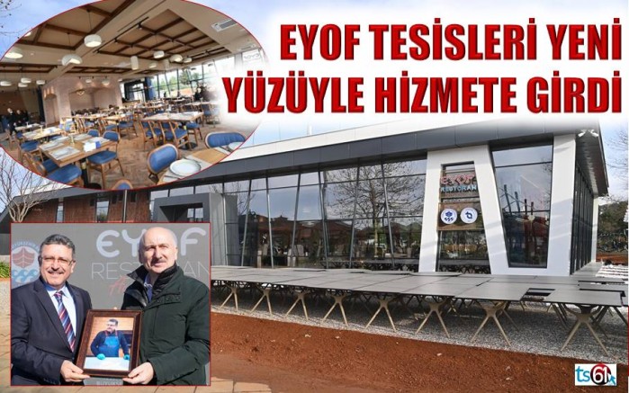 EYOF sosyal tesisleri yeni yüzüyle hizmete açıldı