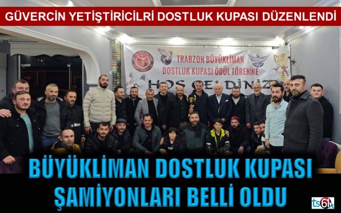 Güvercin yetiştiricisi şampiyonlar kupalarını aldı