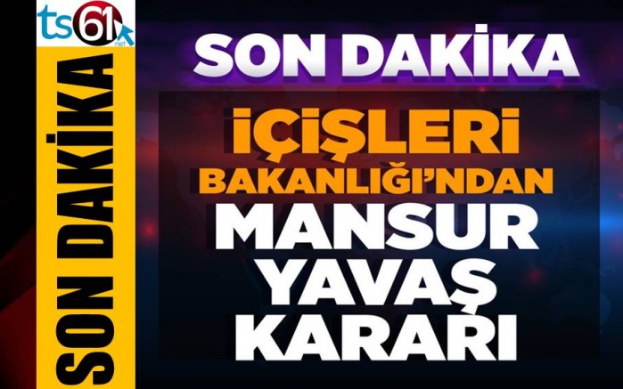 İçişleri Bakanlığı'ndan Mansur Yavaş hakkında soruşturma izni