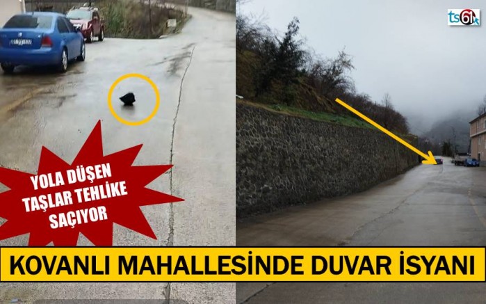 Kovanlı Mahallesinde bariyer tepkisi
