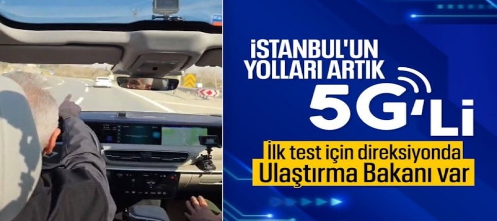 5G destekli akıllı ulaşım sistemi İstanbul'da başlatıldı