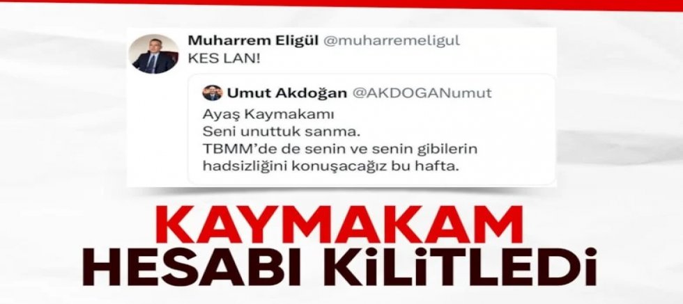Ankara, Ayaş Kaymakamı Muharrem Eligül hakkında soruşturma başlatıldı