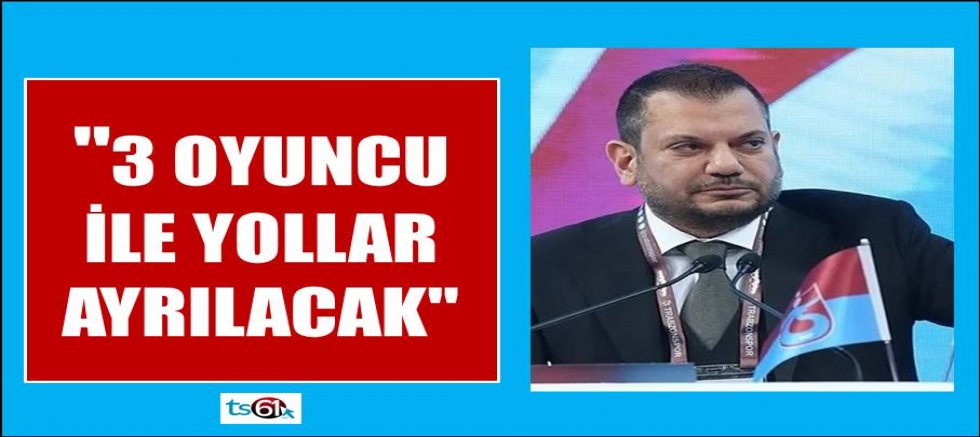 Başkan Doğan’dan transfer açıklaması! Ayrılıklar ve santrafor mesajı
