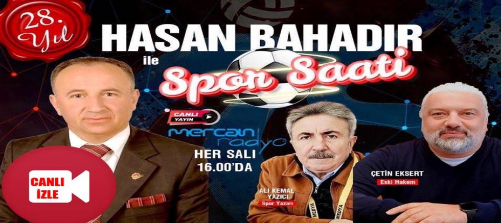 BUGÜN SPOR SAATİ GÜNÜ…