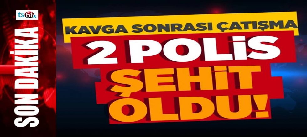 Çorlu'da silahlı çatışma! 2 polis şehit oldu