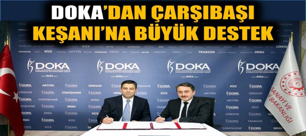 DOKA’dan keşan dokumalarına büyük destek