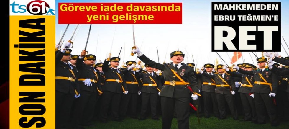 Ebru Eroğlu'nun açtığı dava reddedildi