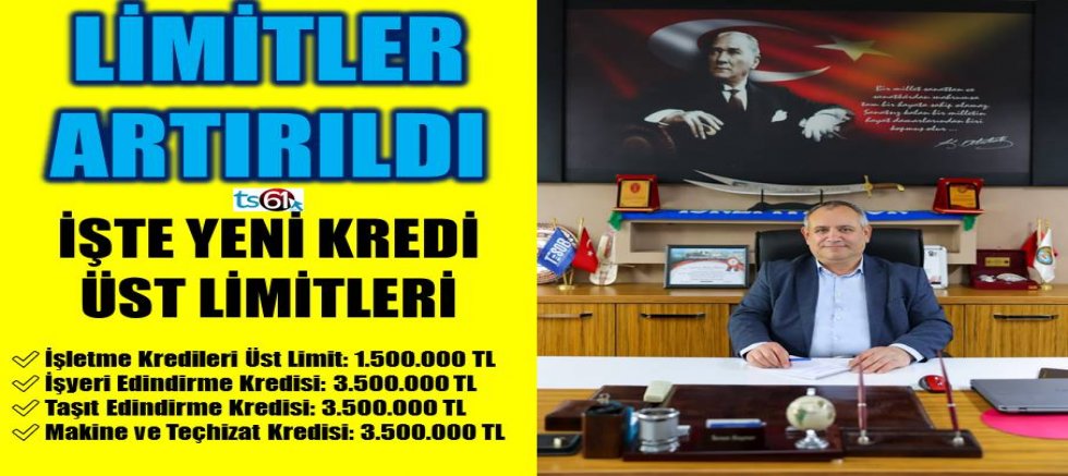 Esnafa kredi müjdesi! Limitler artırıldı