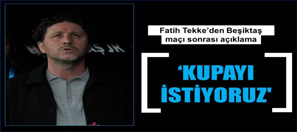 Fatih Tekke'den dev maç sonrası Sergen Yalçın'a destek!