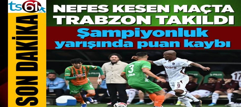 Fırtına Alanya'da puan bıraktı!