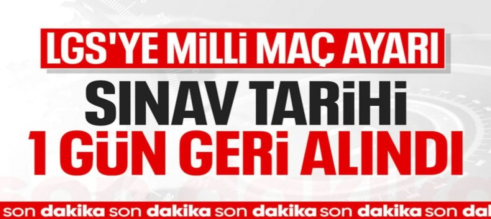 LGS 13 Haziran'da yapılacak