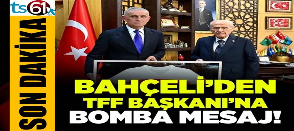 MHP lideri Bahçeli'den TFF’ye mesaj: Ligleri tescil etmeyin