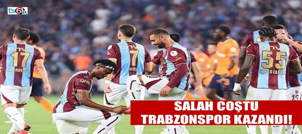 Muhammed Salah coştu! Trabzonspor, Başakşehir'i devirdi
