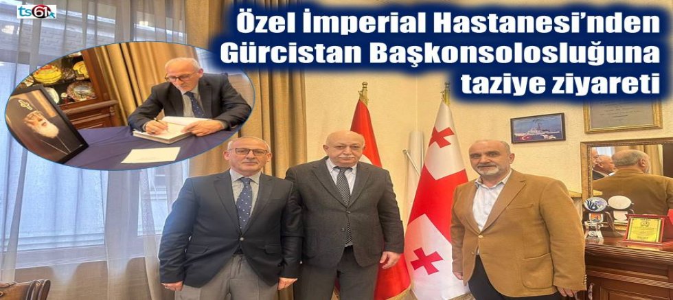 Özel İmperial Hastanesi’nden taziye ziyareti