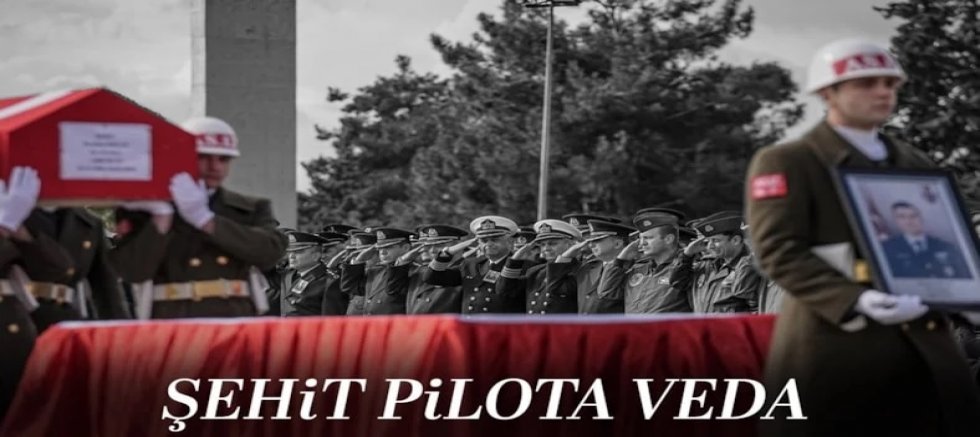 Şehit Pilot İbrahim Bolat, son yolculuğuna uğurlandı