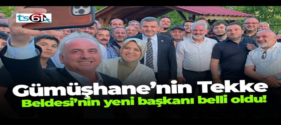 Tekke Belediye Başkanlığına Kemalettin Demirkıran seçildi