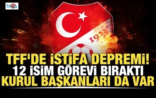 TFF'de bahis soruşturması sonrası peş peşe istifalar geldi