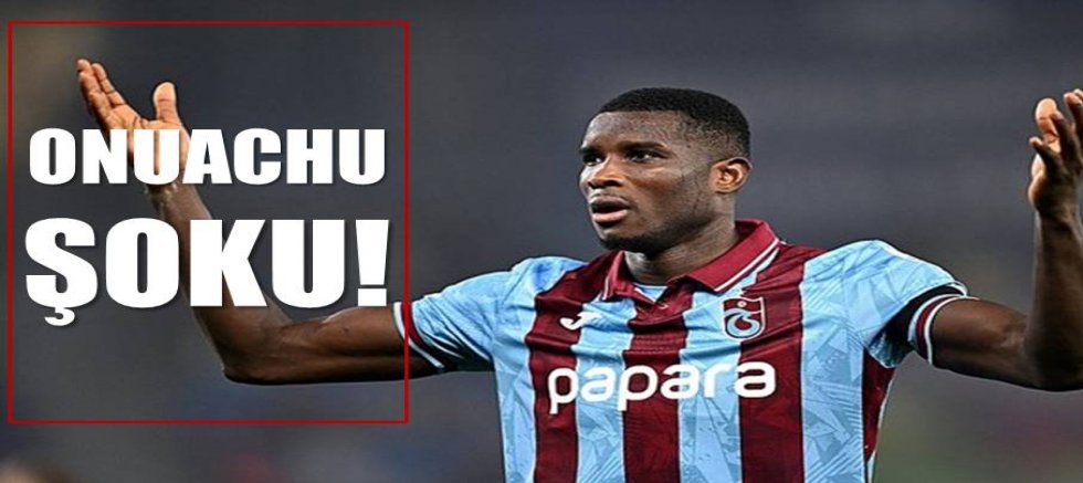 Trabzonspor'da Onuachu şoku! Son antrenmanda...