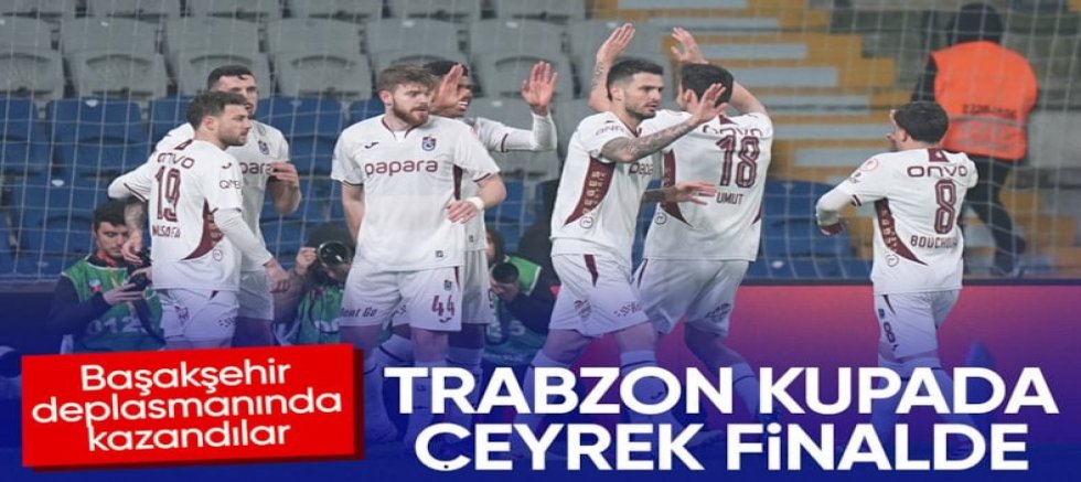 Trabzonspor, kupada çeyrek finalde!