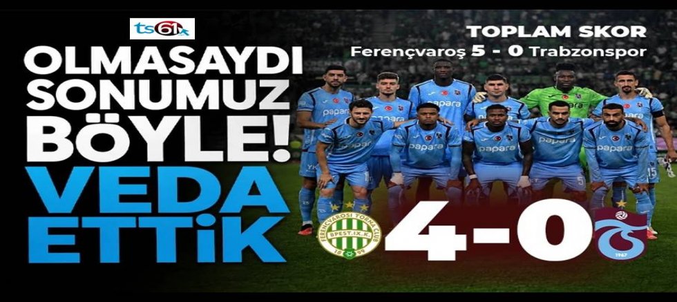 Trabzonspor UEFA Avrupa Ligi'ne veda etti