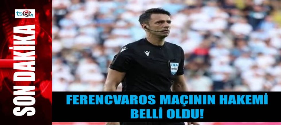 Trabzonspor'un UEFA Avrupa Ligi'nde oynayacağı Ferencvaros maçının hakemleri belli oldu