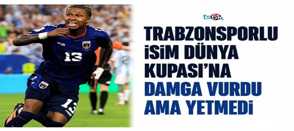 Trabzonsporlu isim Dünya Kupası’na damga vurdu ama yetmedi
